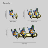 Tiffany Wall Sconce Butterfly Glass - Clowas