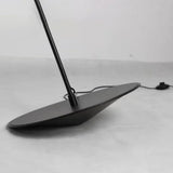 Nordic Weeble Arc Black Metal Floor Lamp