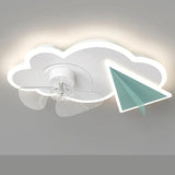 Transparent Cloud LED Ceiling Fan With Light - Clowas