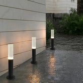 LED Bollard Lights Outdoor Solar Cylindrical