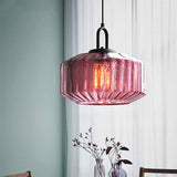 Modern Dining Stained Glass Pendant Light Fixture