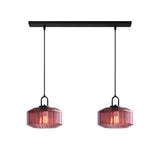 Modern Dining Stained Glass Pendant Light Fixture