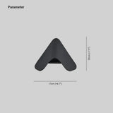 Triangle Aluminium Outdoor Wall Light - Clowas