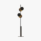 Minimalist Black Metal LED Floor Lamp for Living Room
