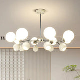 Globe Glass Chandelier for Living Room