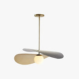 Two-tone Wavy Lampshade Modern Pendant Light - Clowas