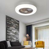 Ultra-Thin Modern Ceiling Fan with Light - Clowas