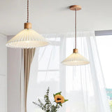 Umbrella Fold Kitchen Wooden Pendant Light - Clowas