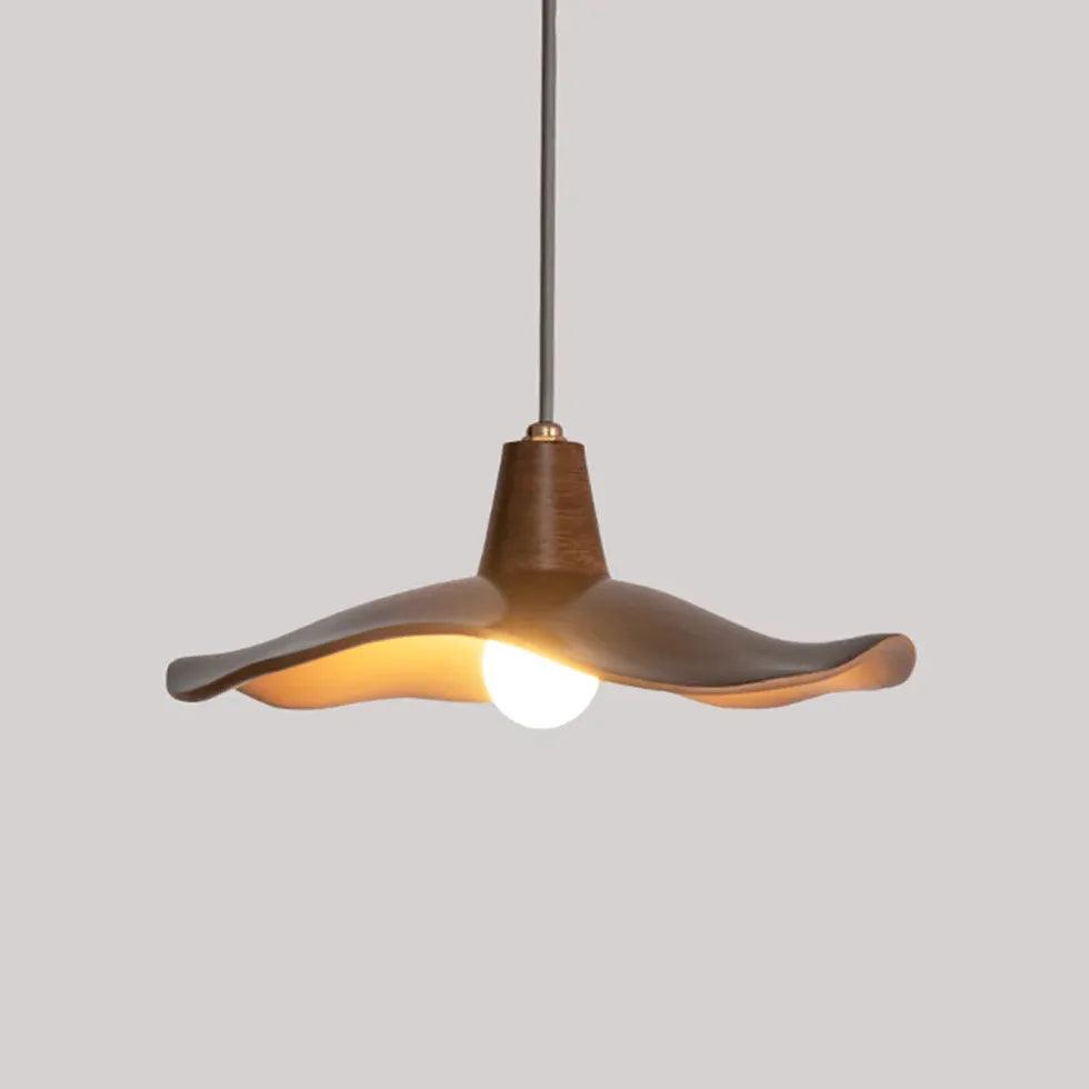 Unique Lampshade Design Resin Bedroom Pendant Light - Clowas