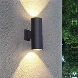 up and down outdoor wall lights black - Clowas
