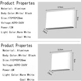 Up and Down Wall Lights Indoor Black - Clowas