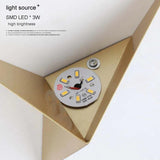 Upward Illumination Triangle Embedded Wall Lamp - Clowas