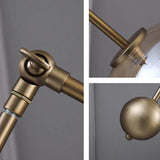 Sphere Long-Arm Minimalist Metal Floor Lamp - Clowas
