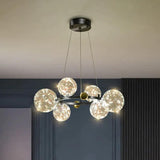 Glass Globe Pendant Lighting for Modern Bedroom