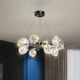 Glass Globe Pendant Lighting for Modern Bedroom