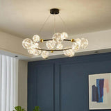 Glass Globe Pendant Lighting for Modern Bedroom