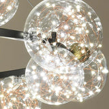 Glass Globe Pendant Lighting for Modern Bedroom