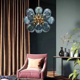 Radial Petal Design Glass Modern Pendant Light - Clowas
