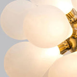 Radial Petal Design Glass Modern Pendant Light - Clowas