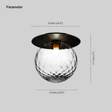 Small Wall Lights for Bathroom with Glass Globe