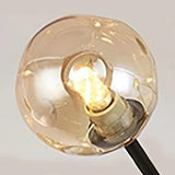 Nordic Long Glass Ball Pendant Light for Kitchen Island