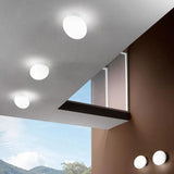 Pebble Glass Design White Wall Lights Indoor