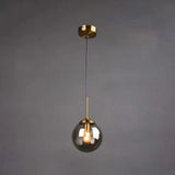 Modern Globe Glass Pendant Light Dimmable for Kitchen Island