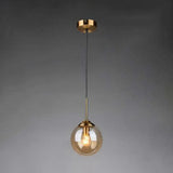 Modern Globe Glass Pendant Light Dimmable for Kitchen Island