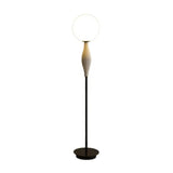 Nordic Glass LED The Range Black Floor Lamp