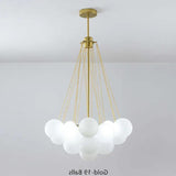 Large Pendant Glass Light with Nordic Bubble Design