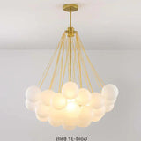 Large Pendant Glass Light with Nordic Bubble Design