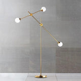 Modern Floor Lamps with Gold Multi-Arm Design