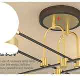 Globe Glass Ceiling Light with Luxurious Iron Branch Design