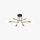 Nordic Black Design Multi Head Ceiling Light