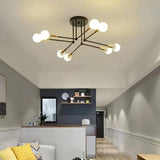 Nordic Black Design Multi Head Ceiling Light