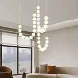U-Shaped Modern White Artistic Design Pendant Light - Clowas