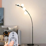 LED Gold Contemporary Floor Lamp for Living Room