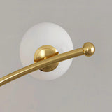 LED Gold Contemporary Floor Lamp for Living Room