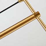 Glass Globe Floor Lamp with Contemporary Gold Finish