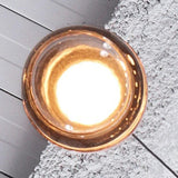 Orb Pendant Light Fixture with Minimalist Gold Design