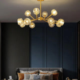 Luxury Brass Crystal Chandelier for Dining Room