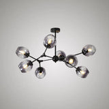 Glass Globe Design Living Room Modern Chandelier