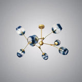 Glass Globe Design Living Room Modern Chandelier