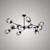 Glass Globe Design Living Room Modern Chandelier
