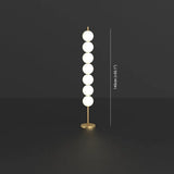 Full Copper Gourd Contemporary Floor Lamp for Living Room