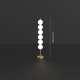 Full Copper Gourd Contemporary Floor Lamp for Living Room