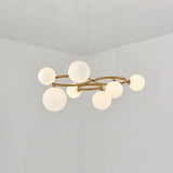 Modern Sphere Pendant Light with Grey Glass