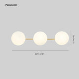 Luxurious Glass Design Bathroom LED Wall Lights