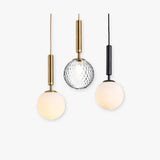 Glass Pendant Ceiling Lights with Nordic Globe Design