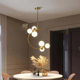 Minimalist Dining Room Glass Pendant Lights